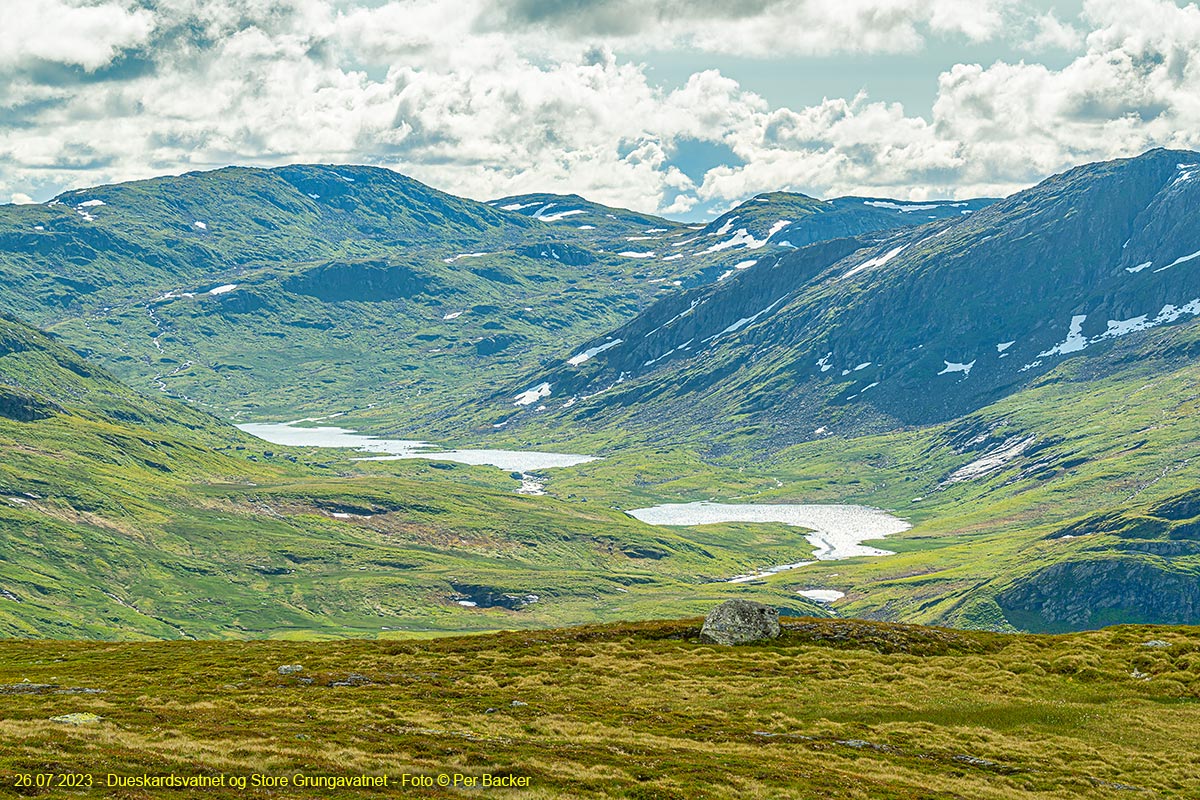 Dueskardsvatnet og Store Grungavatnet