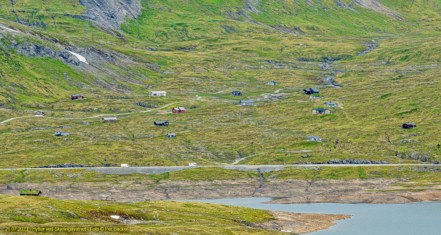 Hytter ved Skjelingavatnet