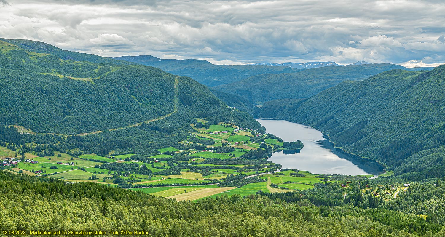 Myrkdalen sett frå Skjervheimsstølen