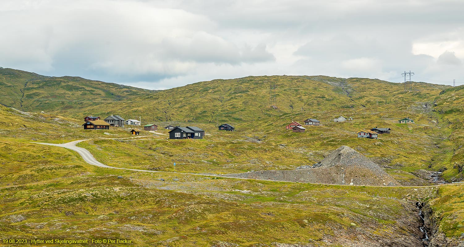 Hytter ved Skjelingavatnet