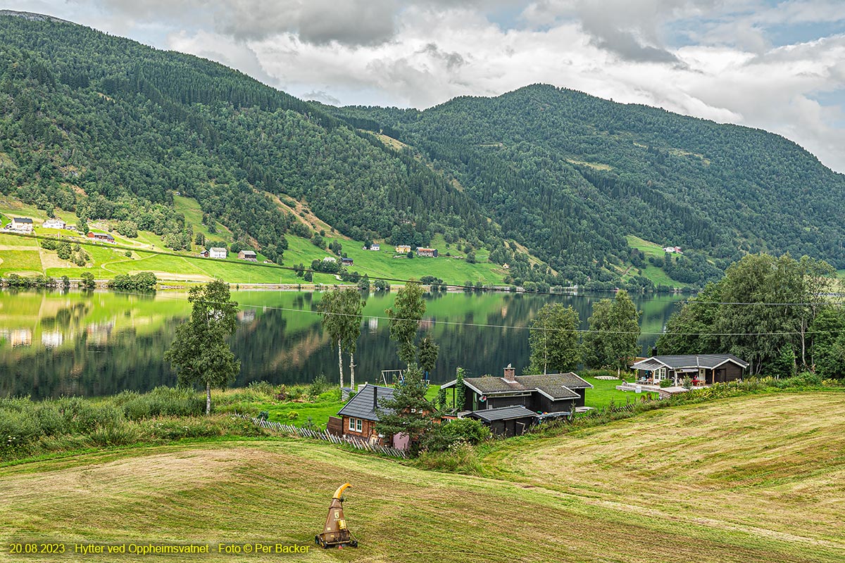 Hytter ved Oppheimsvatnet