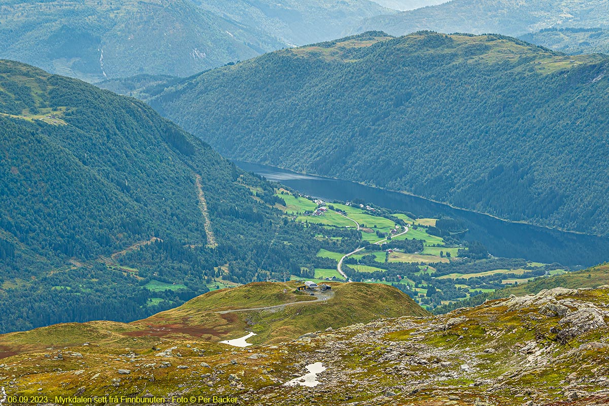 Myrkdalen sett frå Finnbunuten