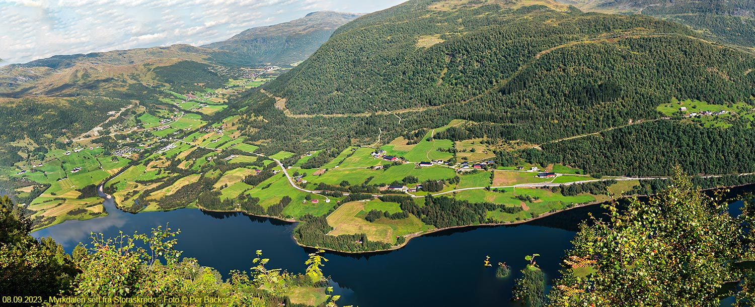 Myrkdalen sett frå Storaskredo