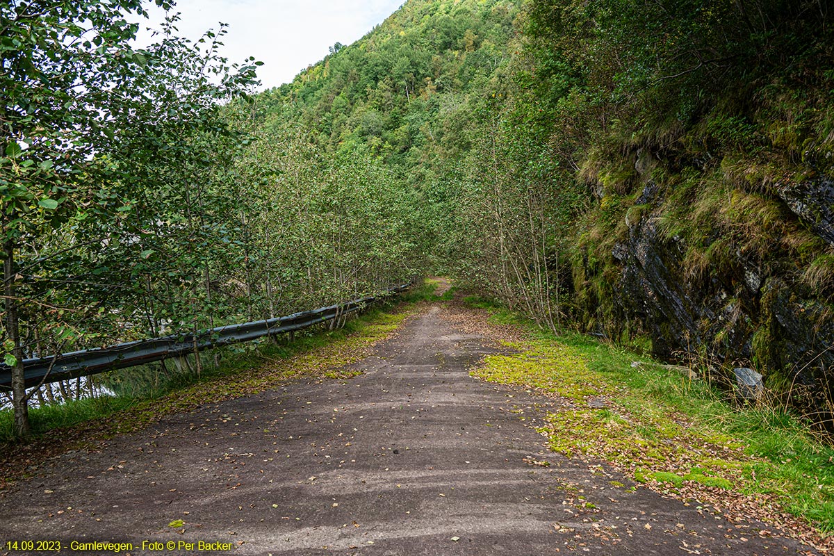 Gamlevegen utanfor tunnelen