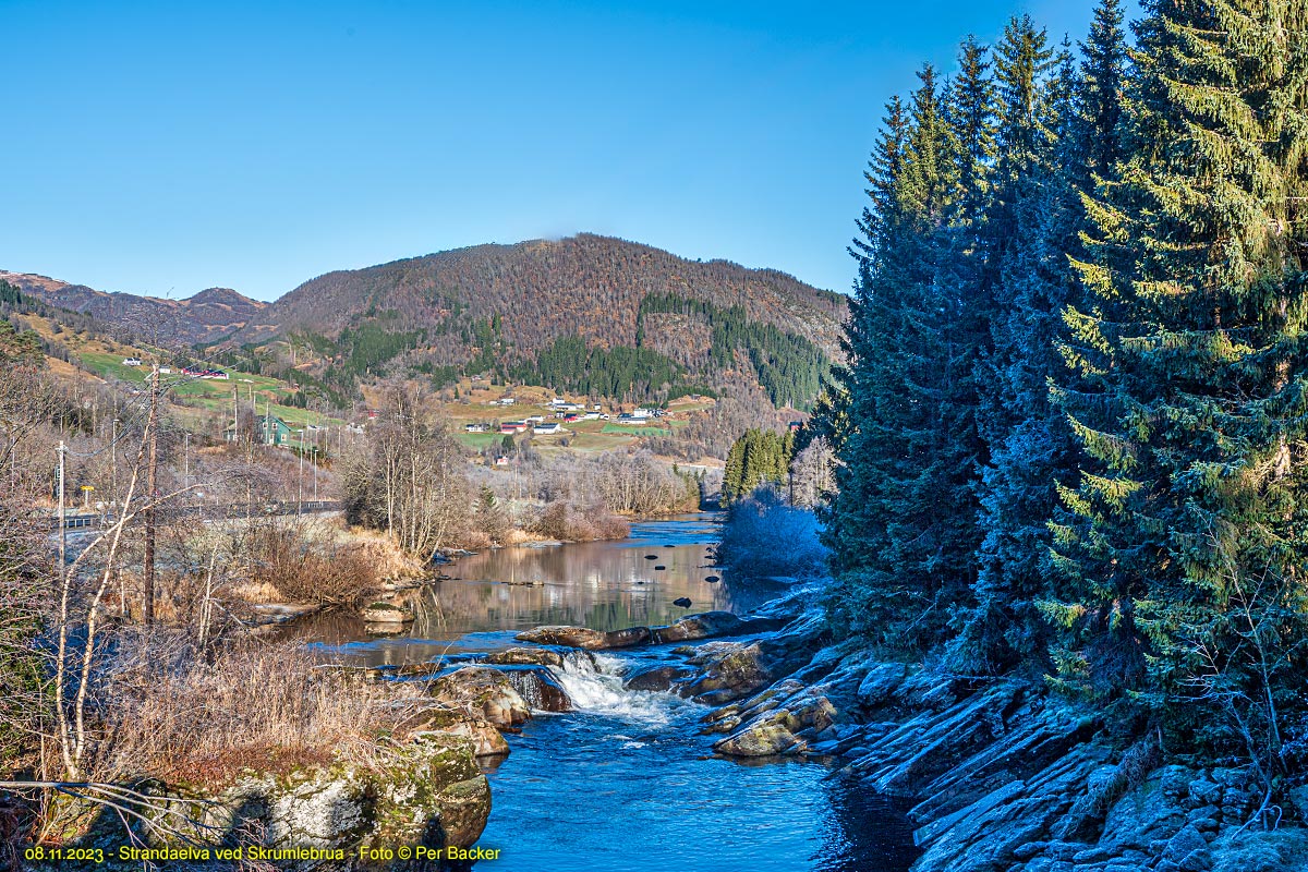 Strandaelva ved Skromlebrua