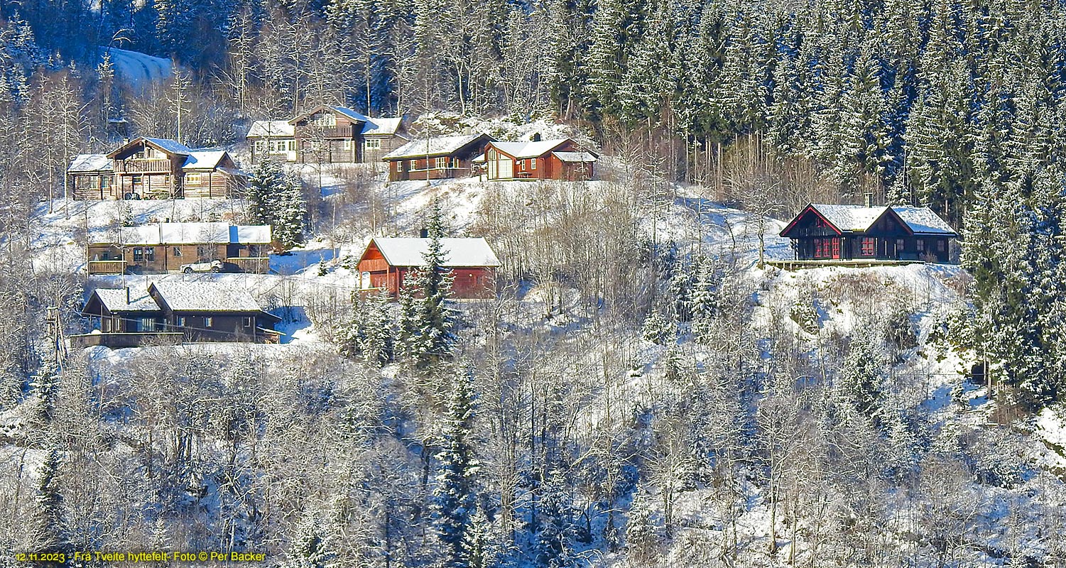 Frå Tveite hyttefelt