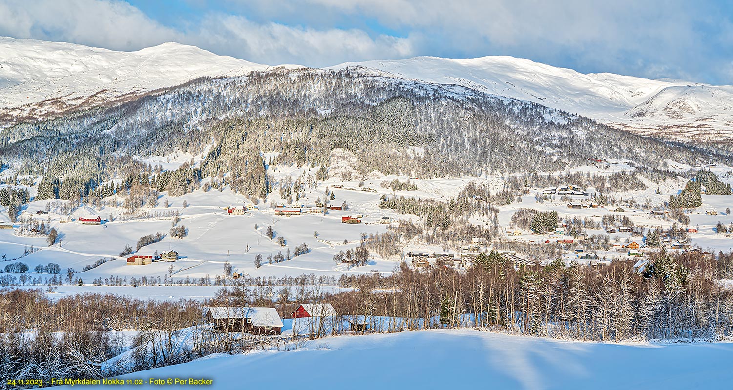 Frå Myrkdalen klokka 11.02