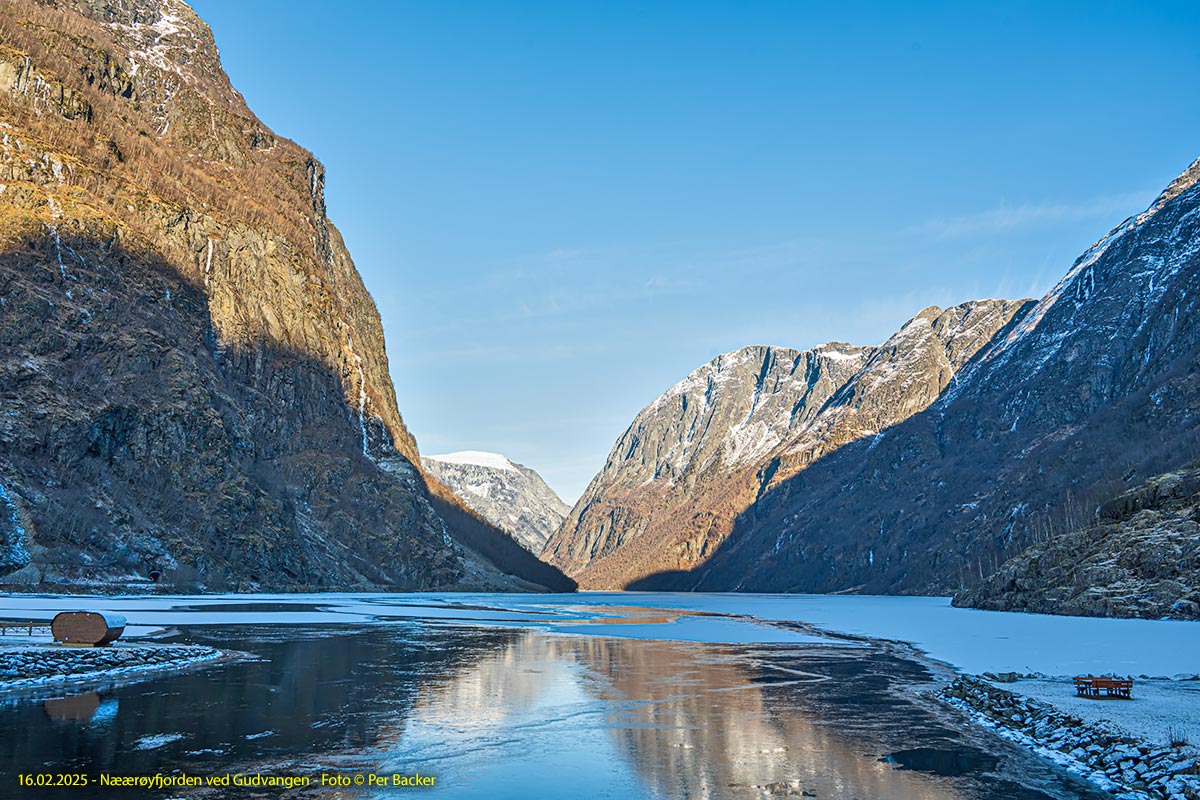 Nærøyfjorden ved Gudvangen