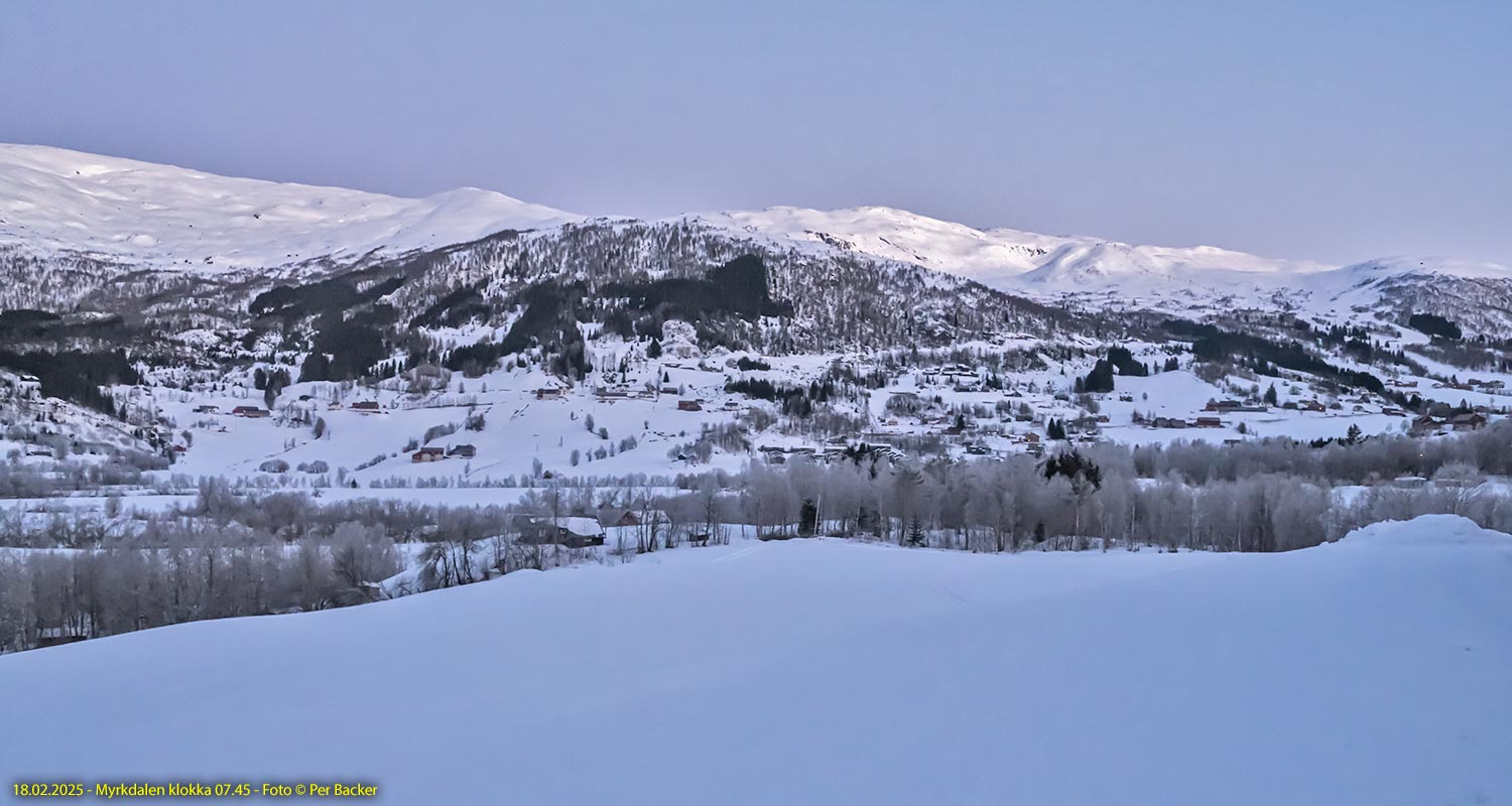 Myrkdalen klokka 07.45