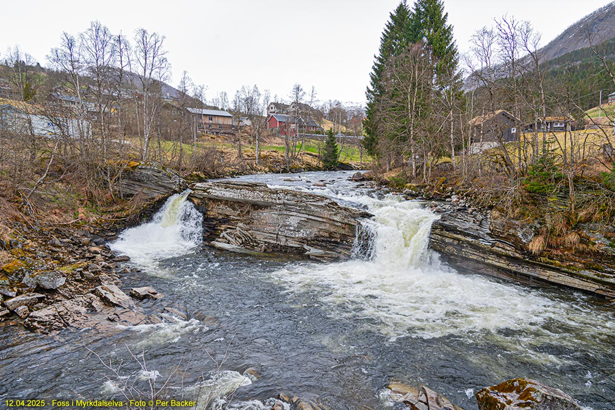 Foss i Myrkdalselva