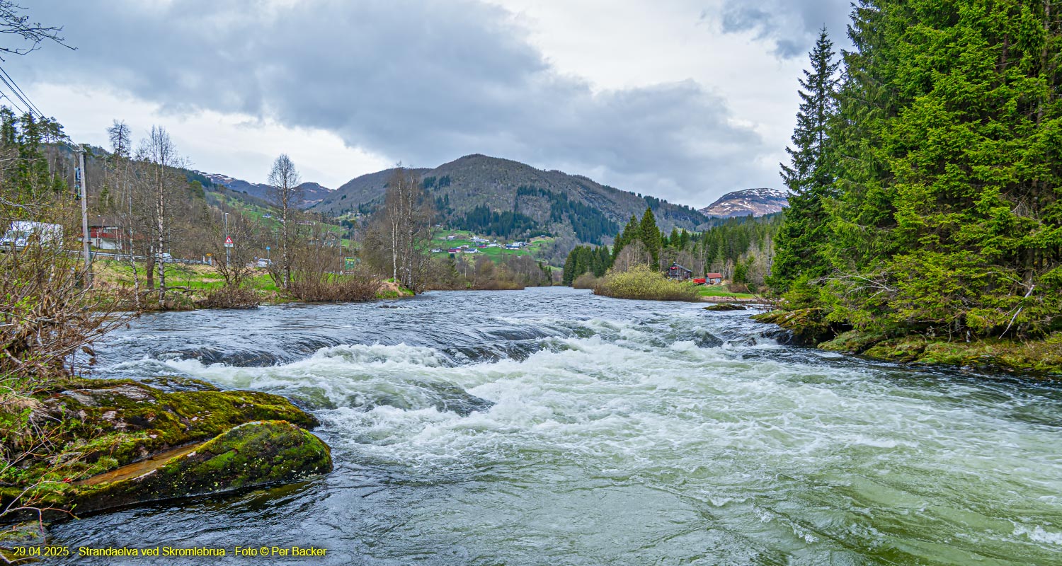 Strandaelva ved Skrumlebrua