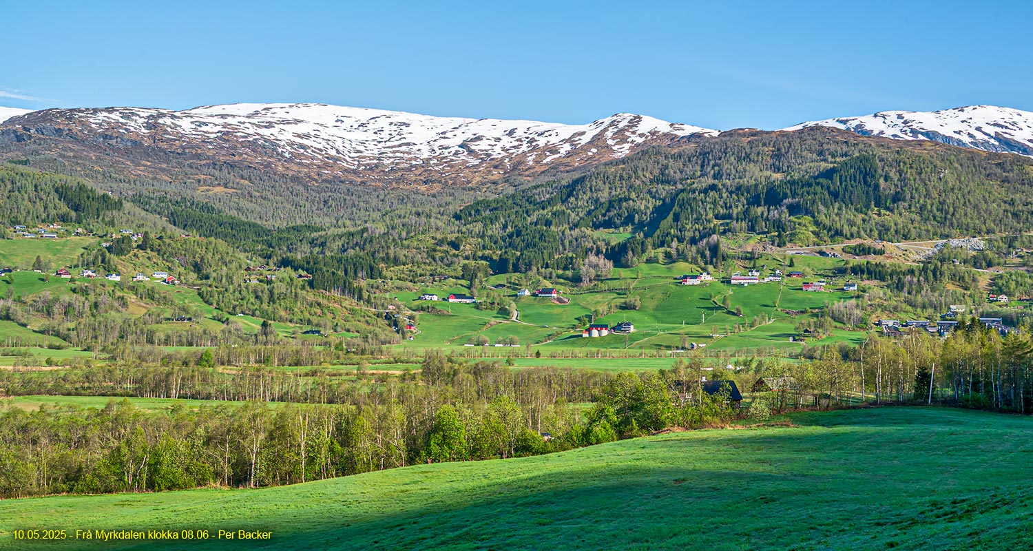 Frå Myrkdalen klokka 08.06