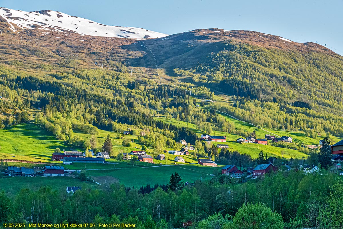 Mot Mørkve og Hyrt klokka 07.06