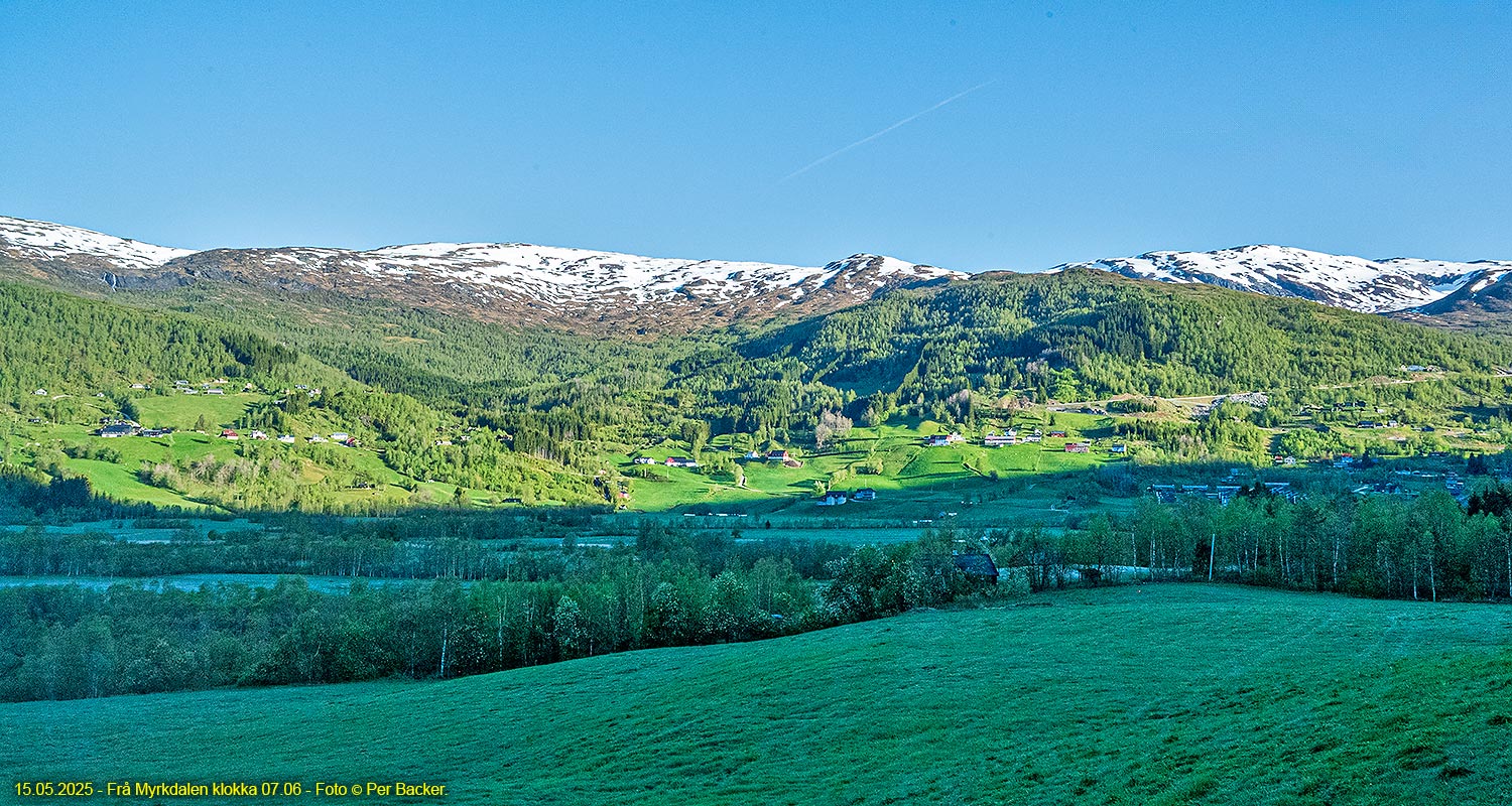 Frå Myrkdalen klokka 07.06