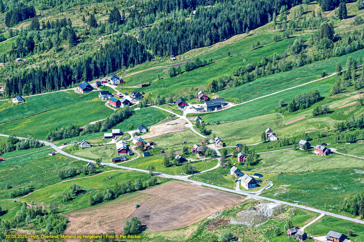 Hyrt, Overland, Myrland og Helgeland