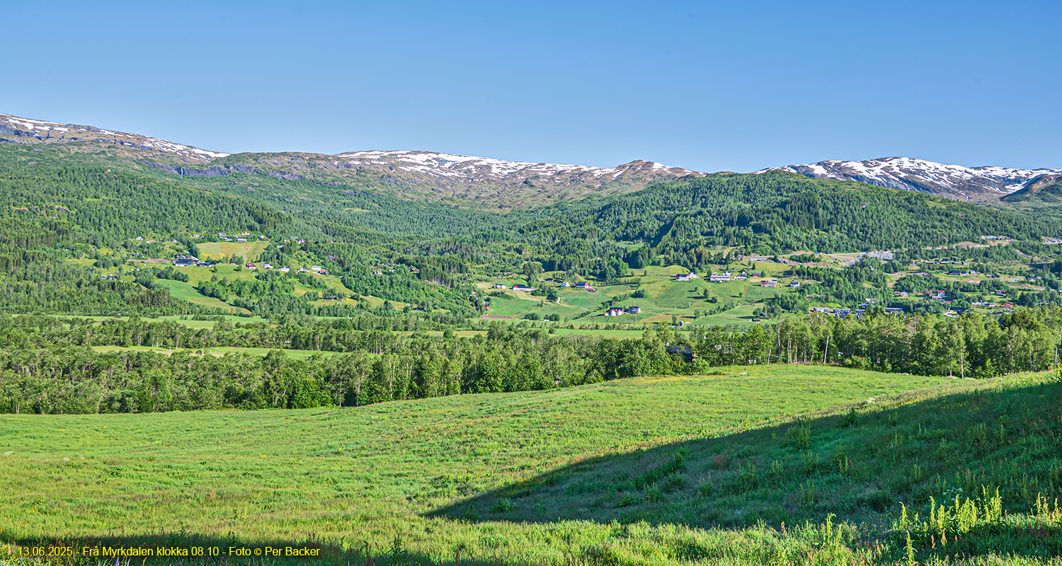 Frå Myrkdalen klokka 08.10