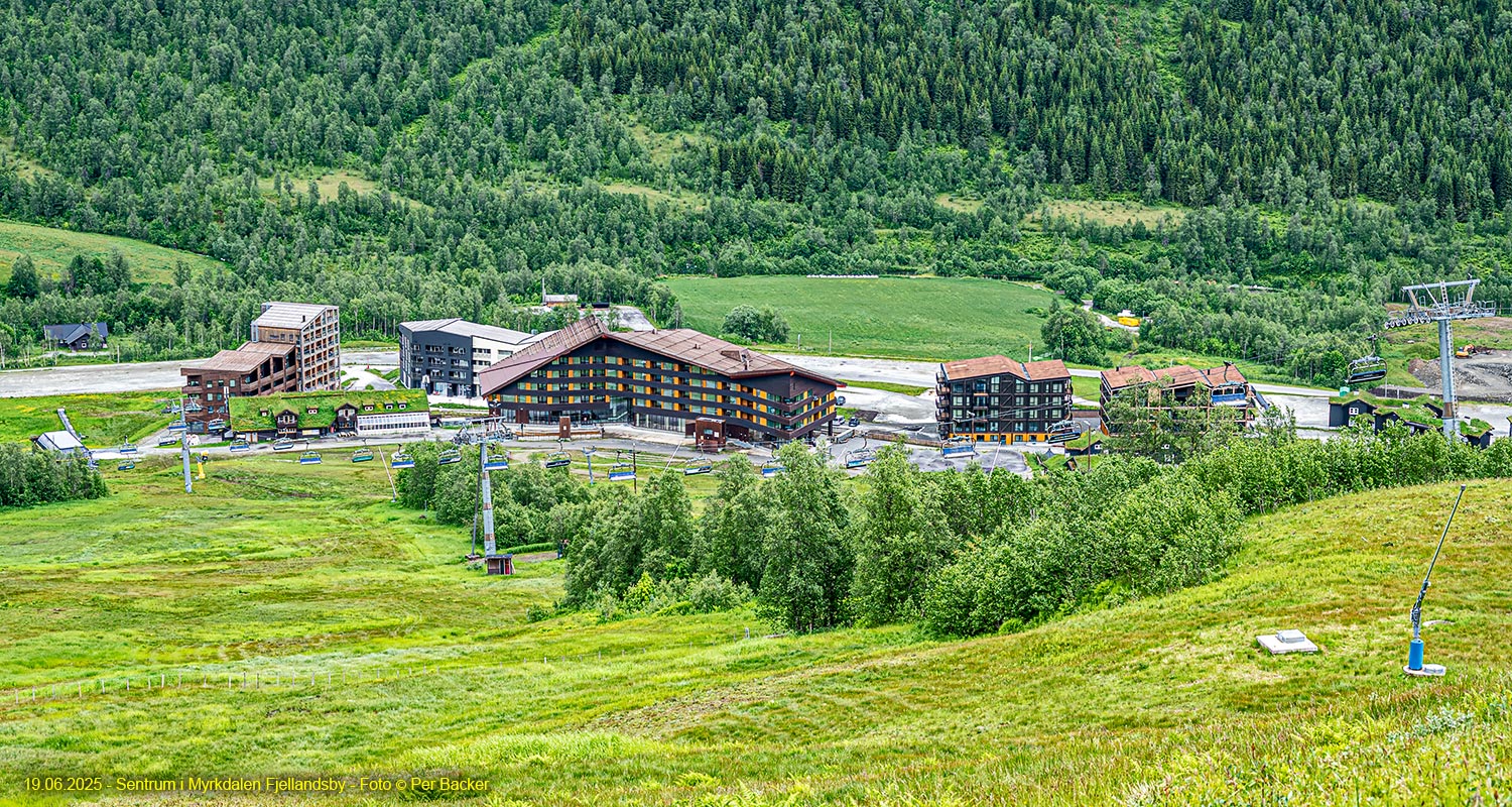 Sentrum i Myrkdalen Fjellandsby