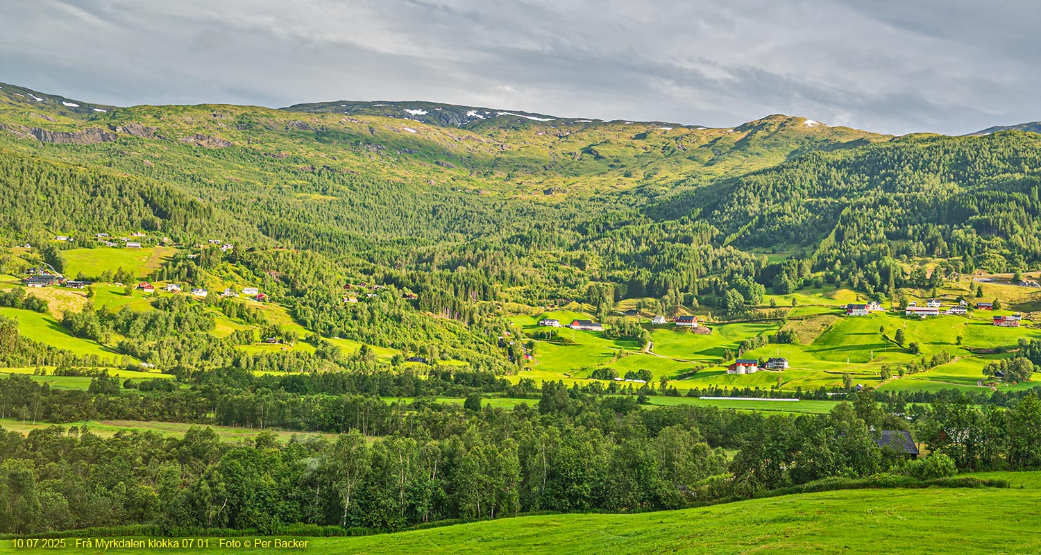 Frå Myrkdalen klokka 07.01