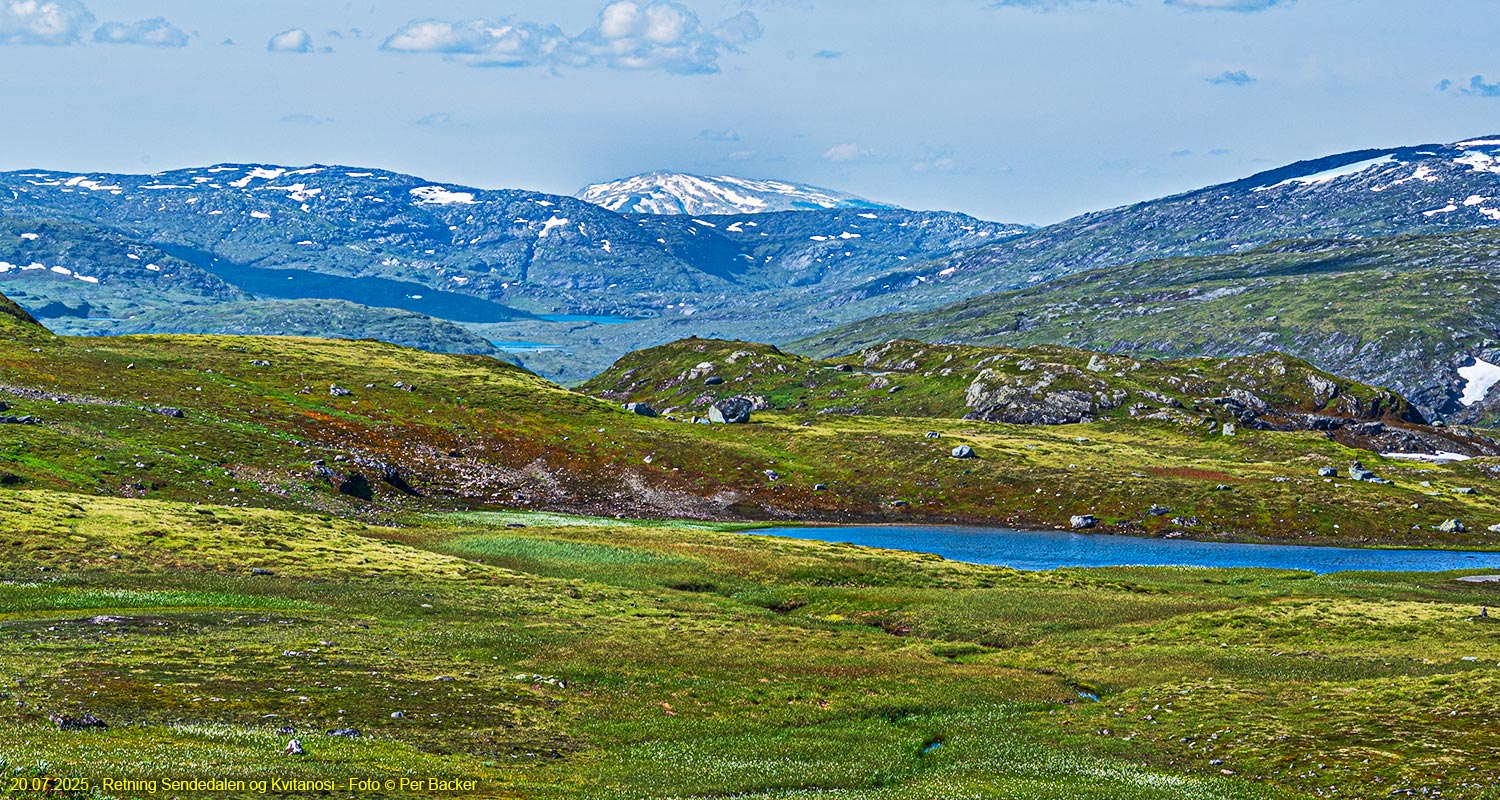 Mot Sendedalen og Kvitanosa