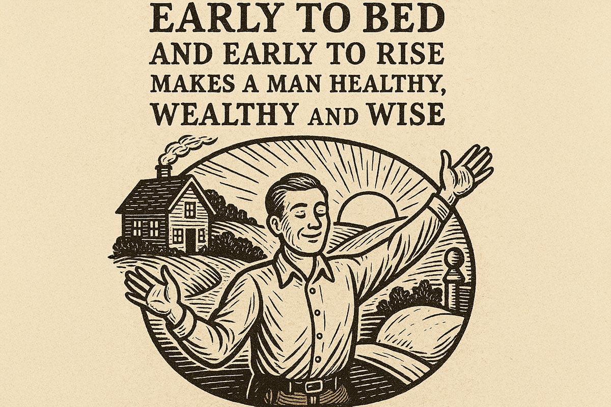 Early to bed ... (KI)