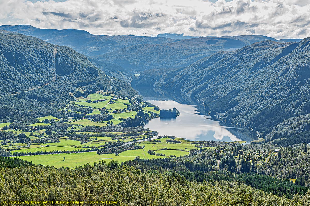 Myrkdalen sett frå Skjervheimsstølen