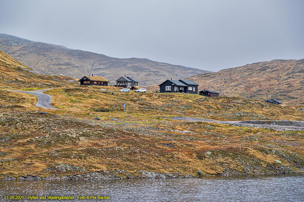 Hytter ved Skjelingavatnet