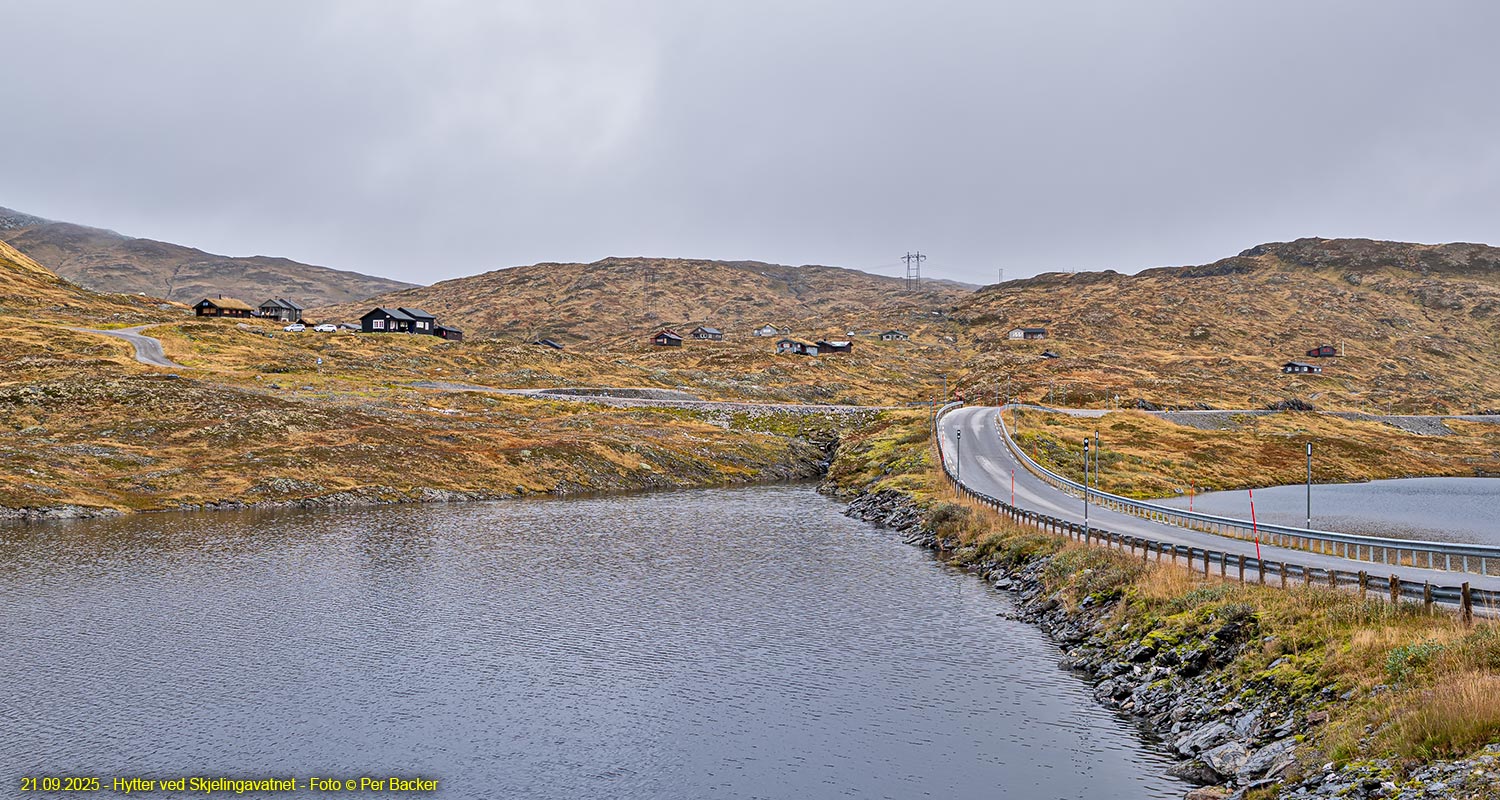 Hytter ved Skjelingavatnet