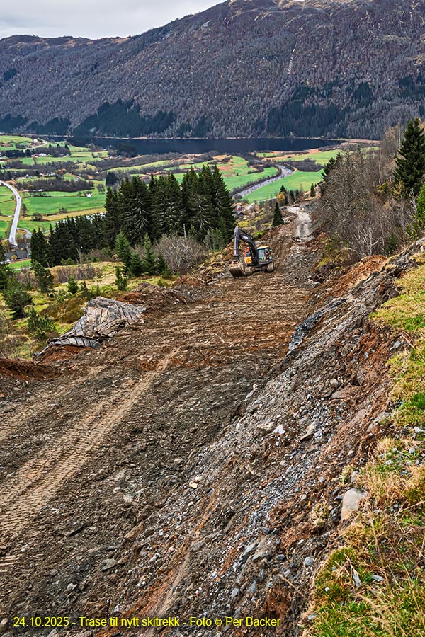 Trase til nytt skitrekk