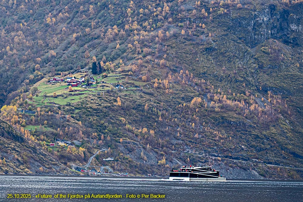 "Future of the Fjords" på Aurlandsfjorden