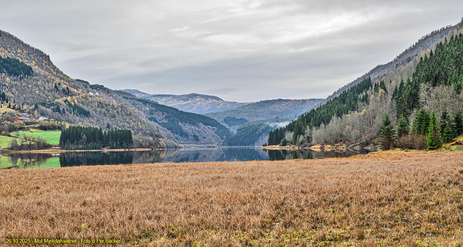 Mot Myrkdalsvatnet