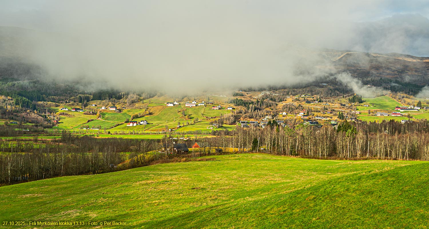 Frå Myrkdalen klokka 13.13