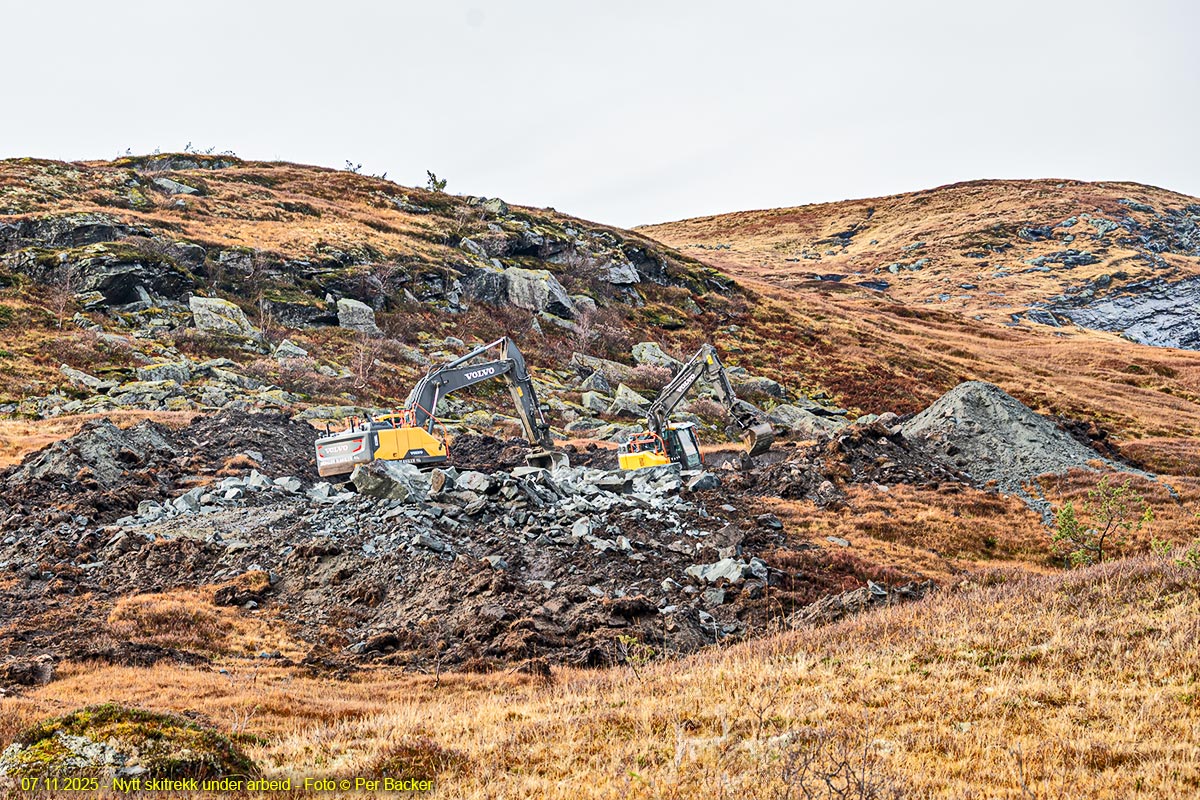 Nytt skitrekk under arbeid