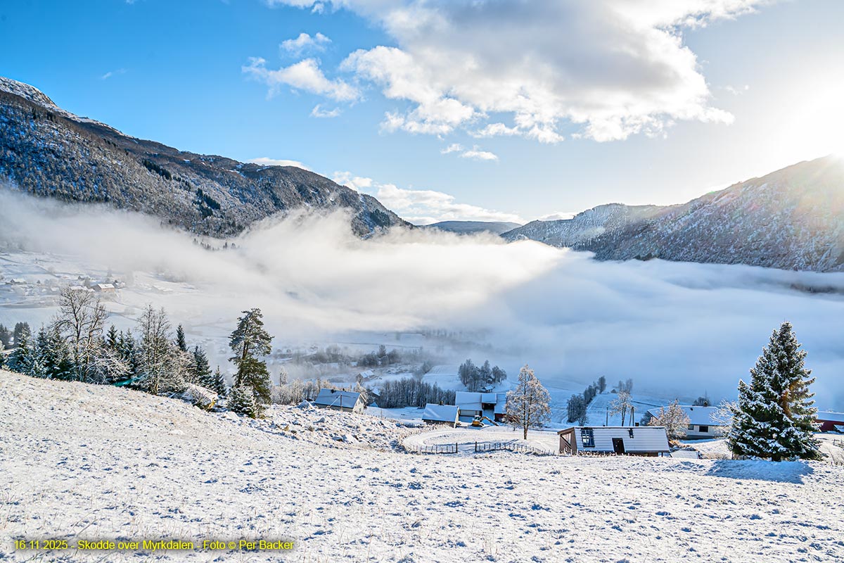 Skodde over Myrkdalen