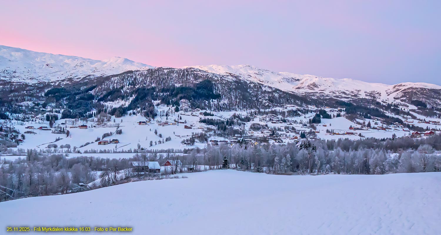 Frå Myrkdalen klokka 16.03