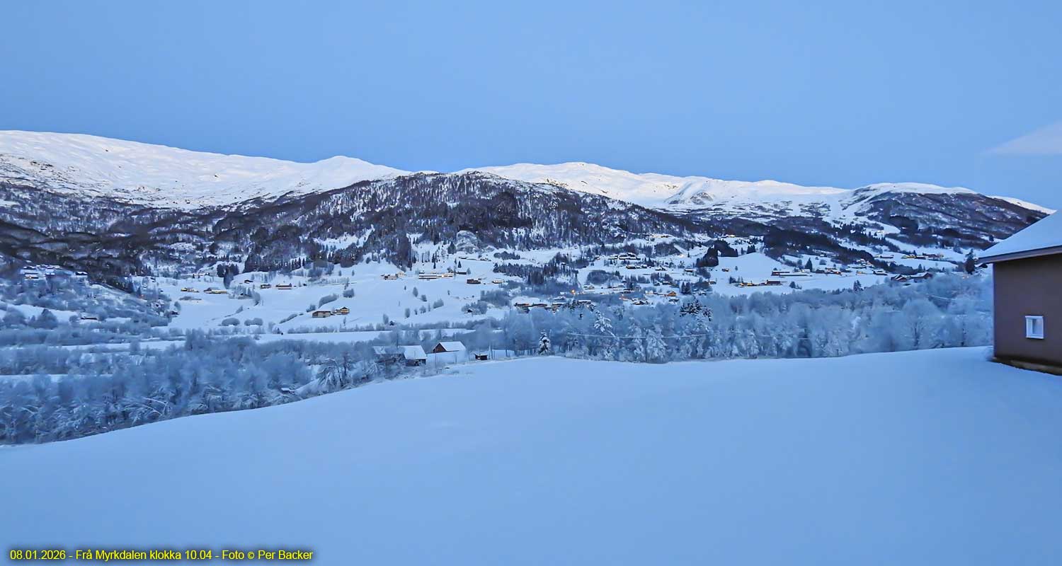 Frå Myrkdalen klokka 10.04