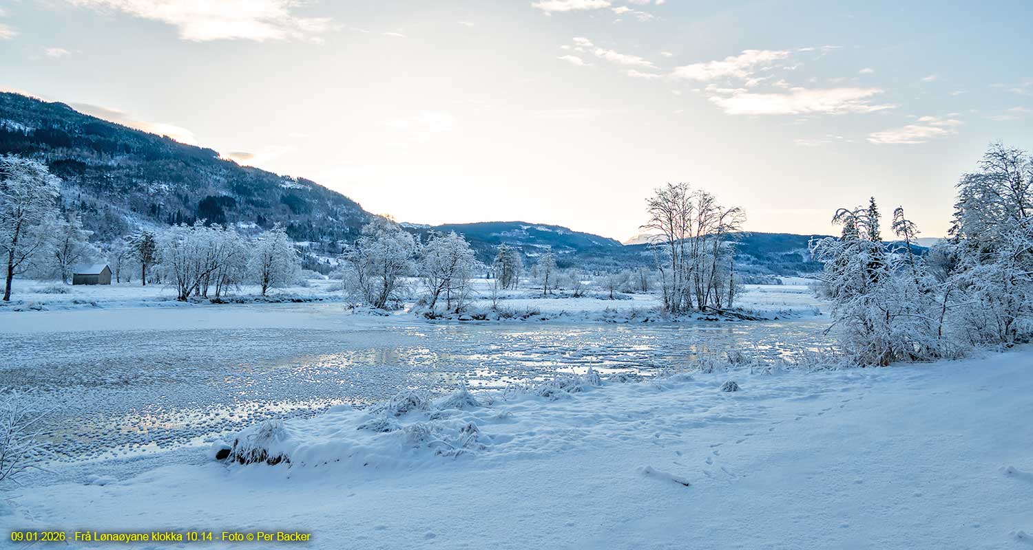 Frå Lønaøyane klokka 10.14