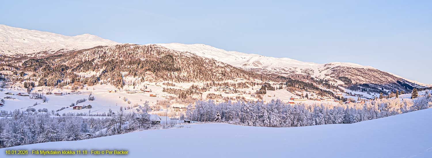 Frå Myrkdalen klokka 11.18