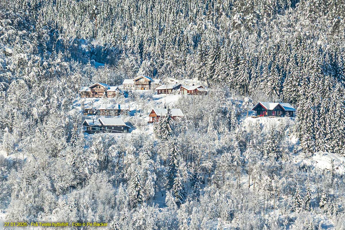 Frå Tveite hyttefelt