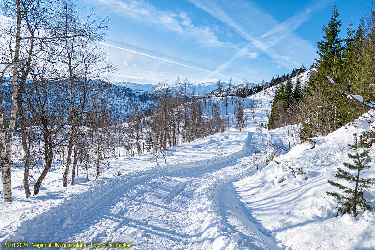 Frå vegen til Ulvundsstølane