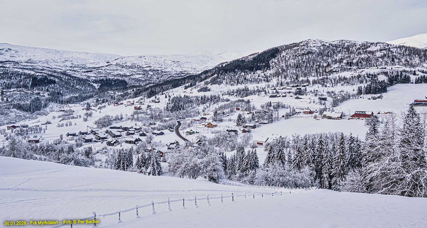Frå Myrkdalen klokka 09.14