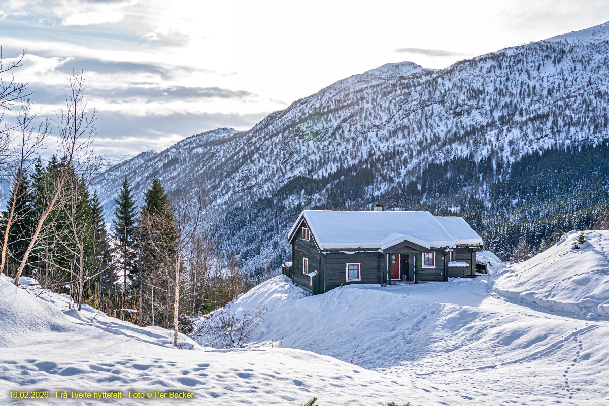 Frå Tveite hyttefelt
