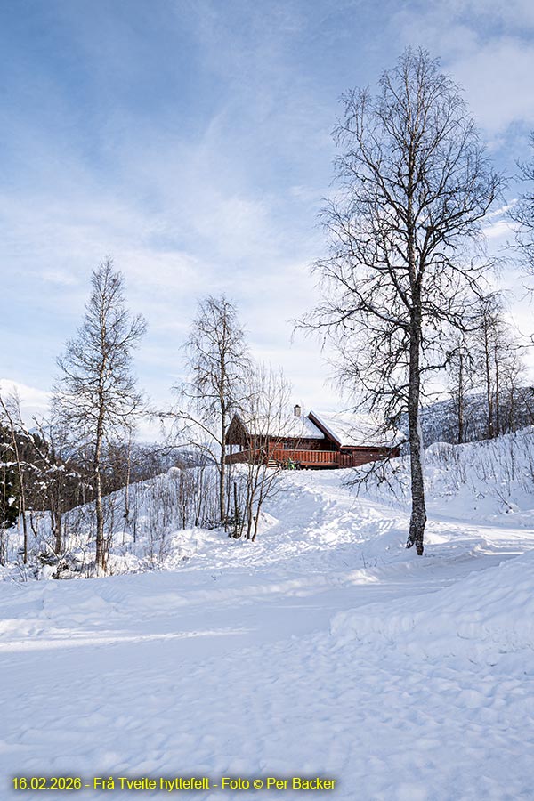 Frå Tveite hyttefelt