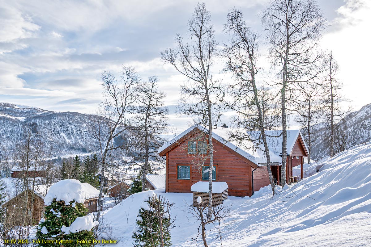 Frå Tveite hyttefelt