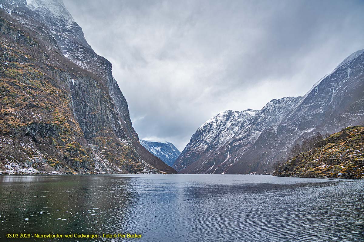 Nærøyfjorden ved Gudvagen