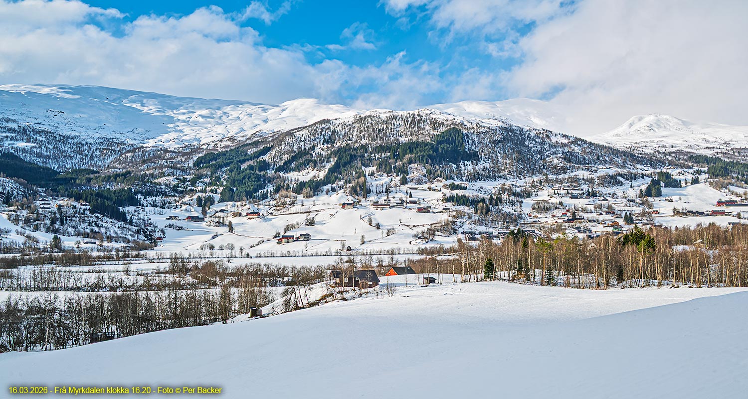 Frå Myrkdalen klokka 16.20