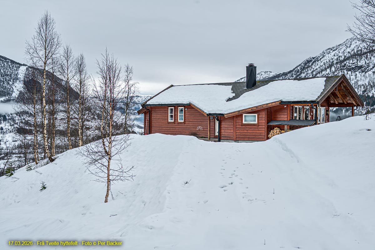 Frå Tveite hyttefelt