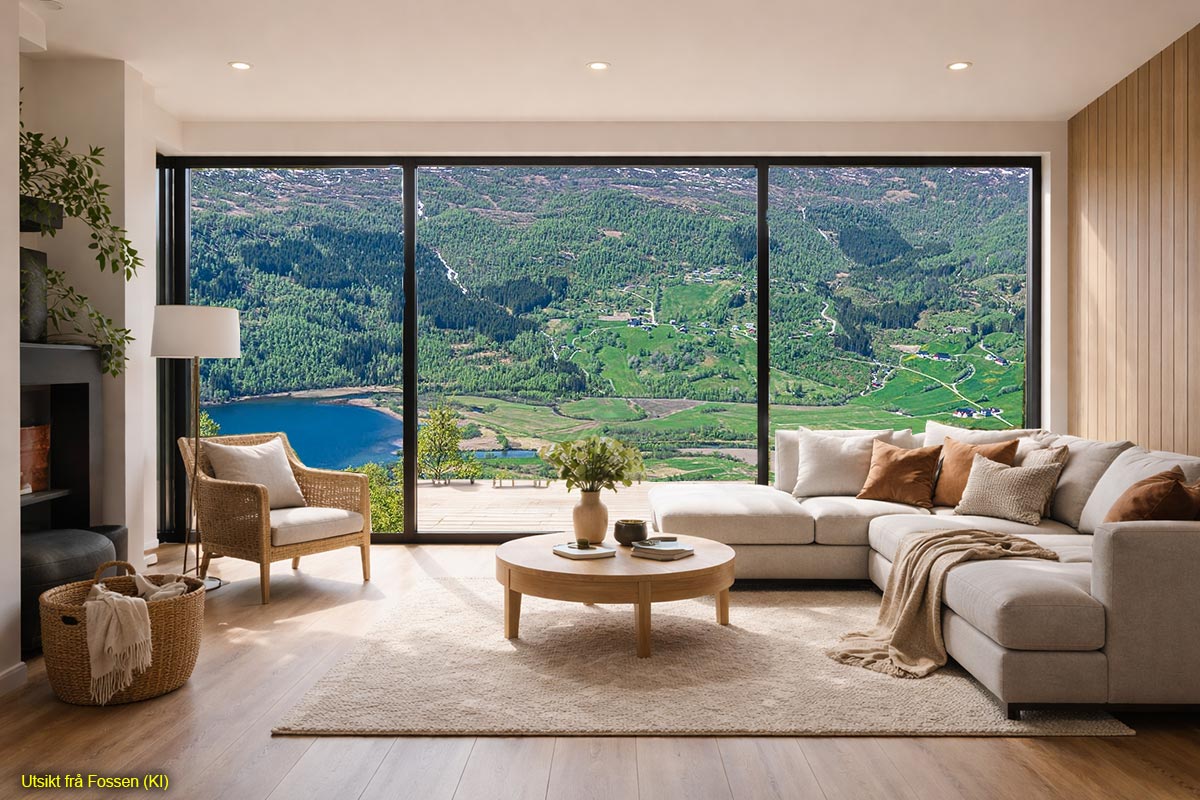 Utsikt frå Fossen (KI)