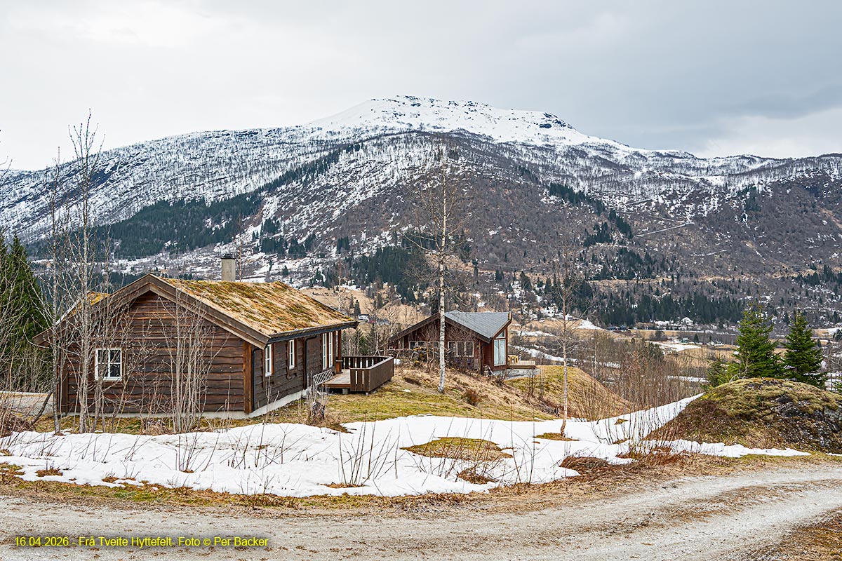 Frå Tveite hyttefelt
