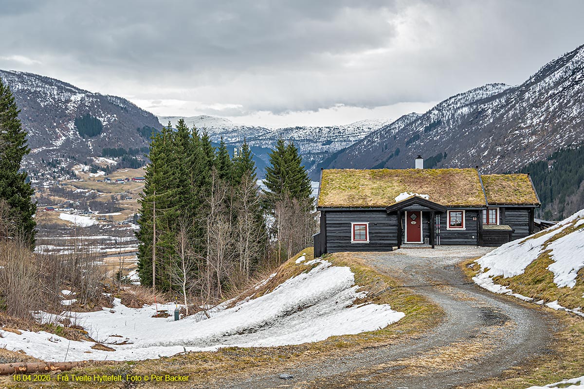 Frå Tveite hyttefelt