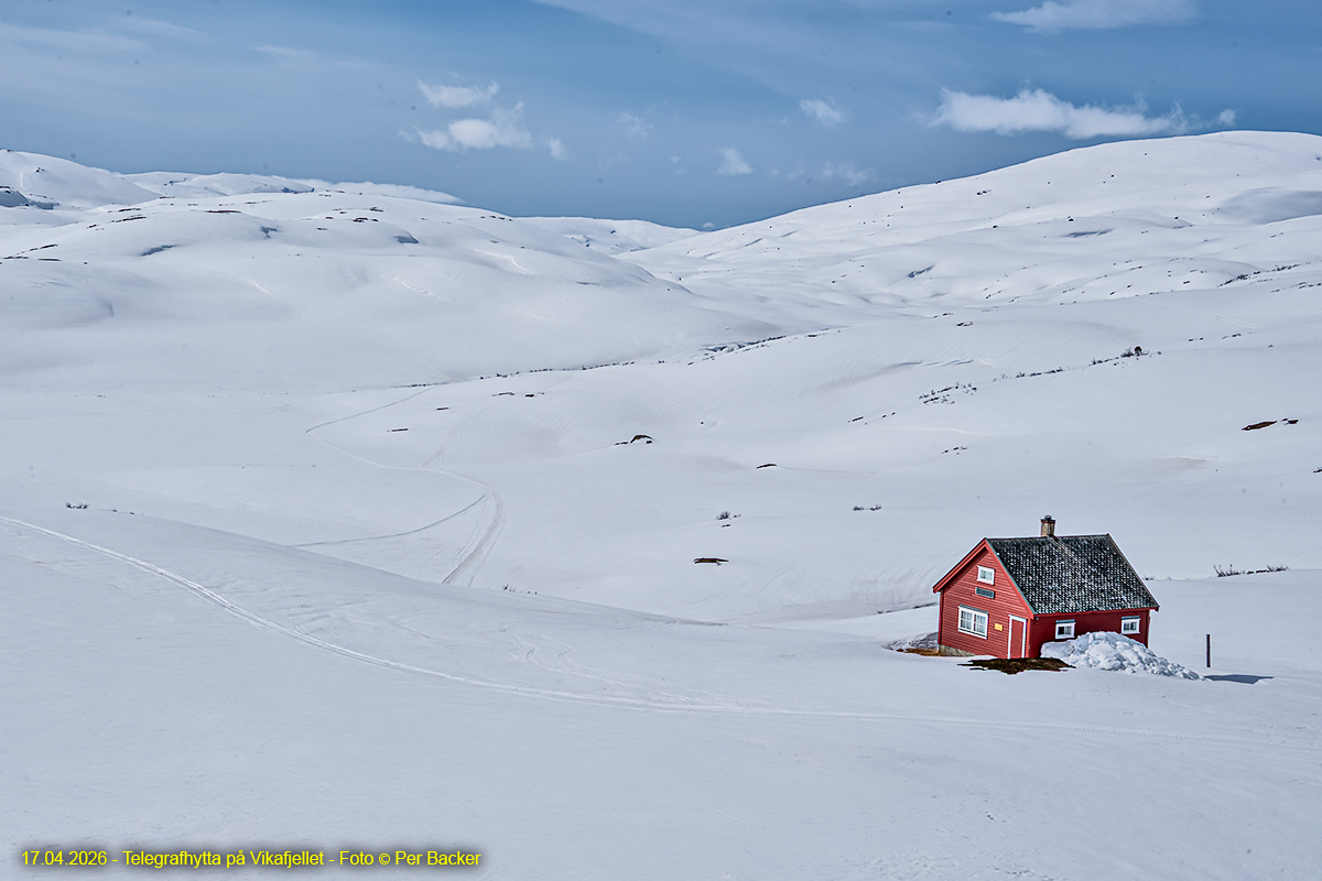 Telegrafhytta på Vikafjellet